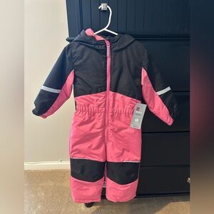 Swiss Tech Brand New with Tags Pink and Black Snowsuit for Kids